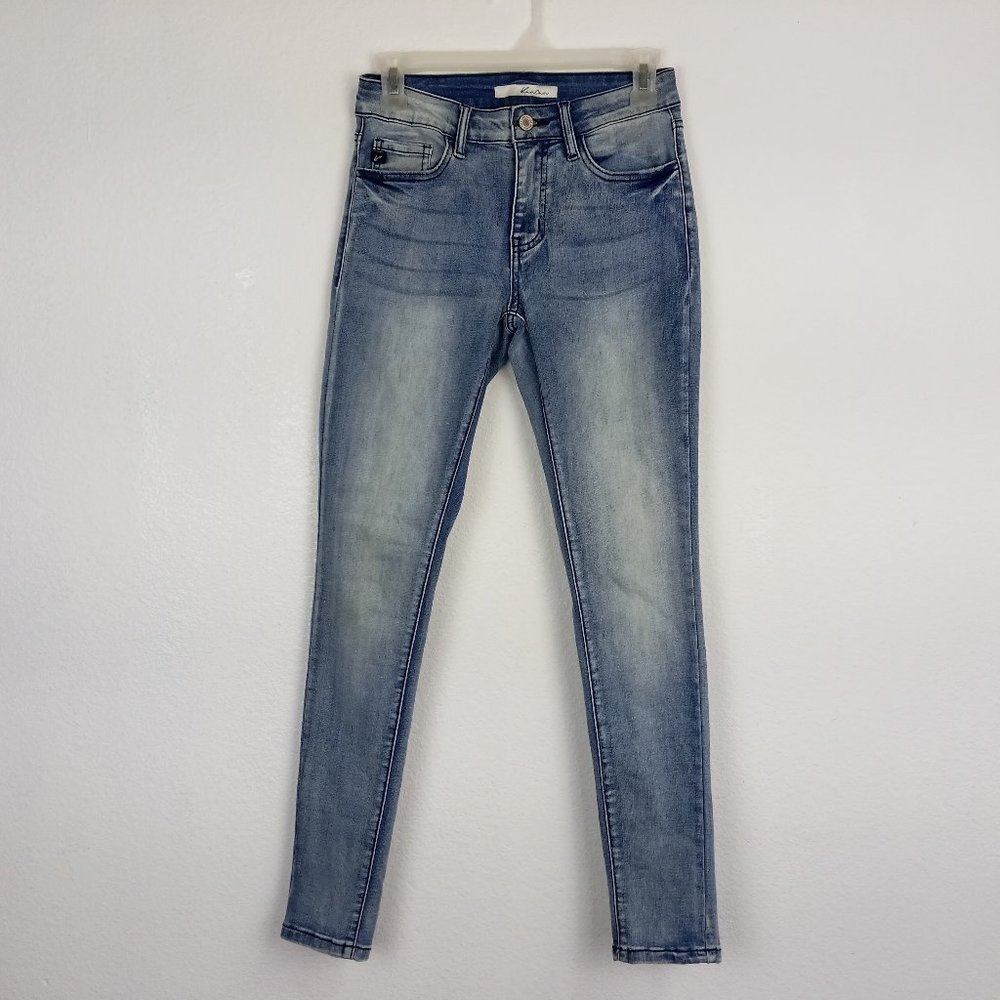 KanCan Women's Skinny Jeans Juniors Size 3/25 Medium Wash Blue Denim